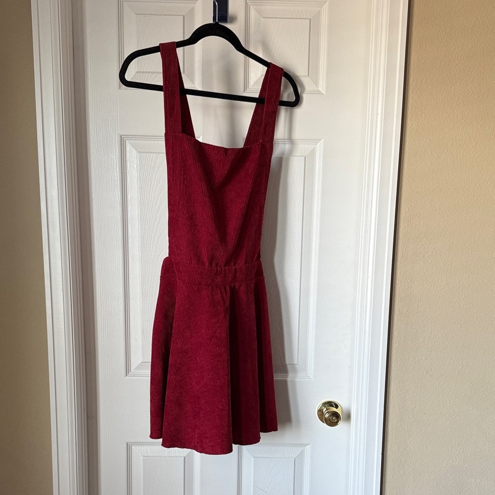 Maroon Jumper Dress